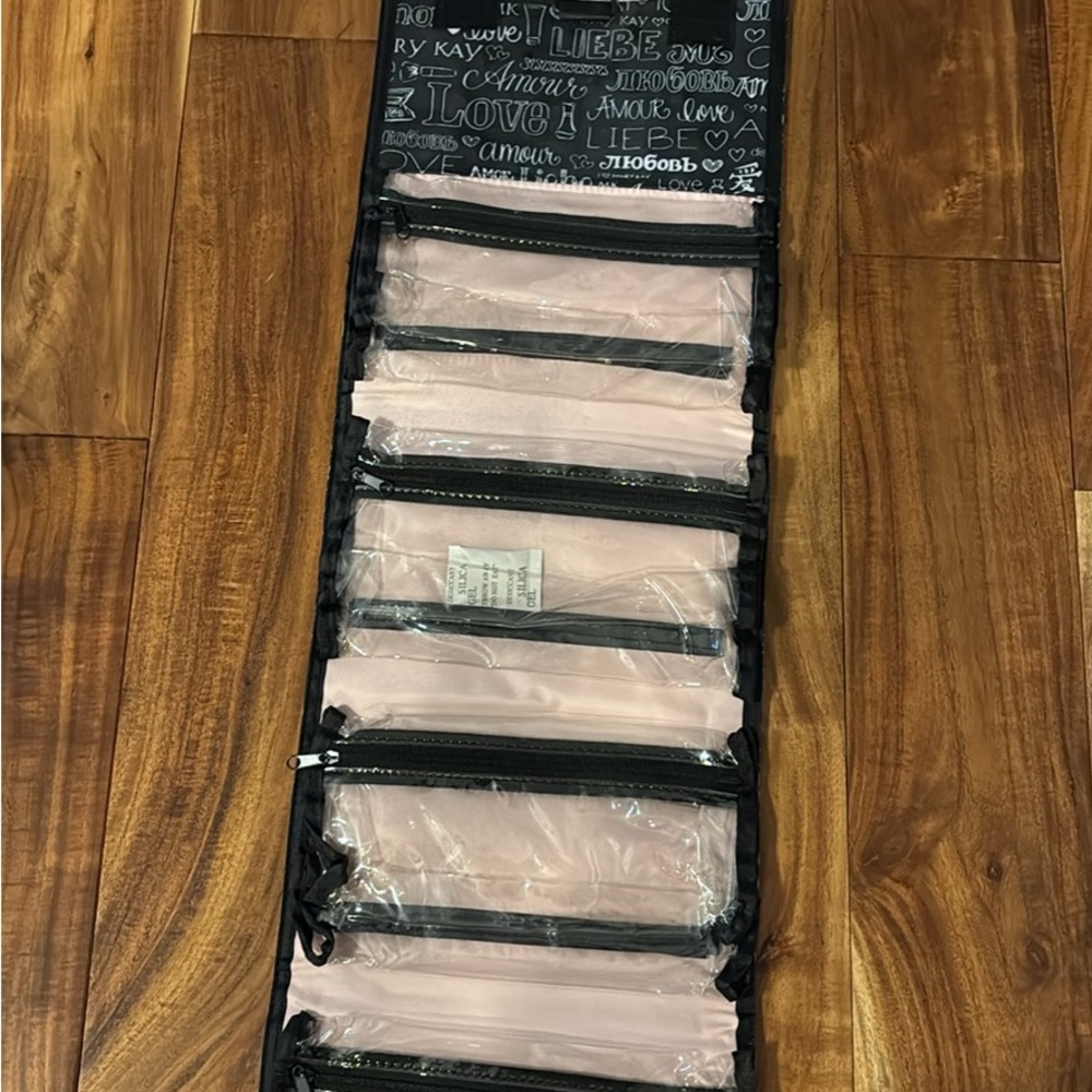 Mary Kay Black and Pink Travel Organizer